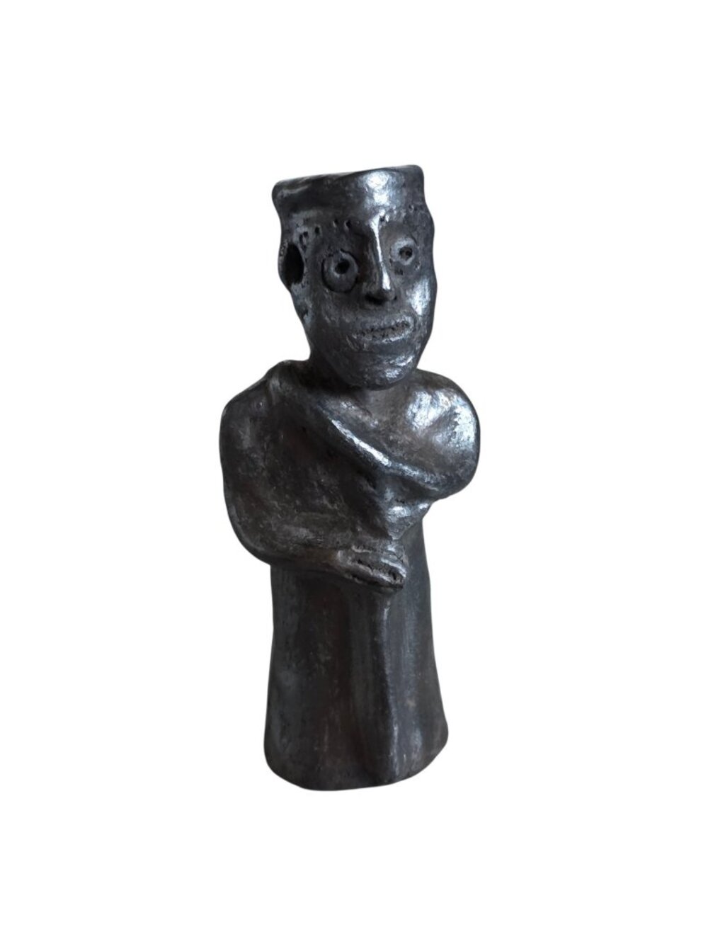 Vintage Stone Figurine of Man Traditional Ethiopian Art Tribal 2" x 7"